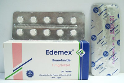 إديمكس أقراص لضغط الدم المرتفع ومدر للبول Edemex 1mg Tablets بالشفا